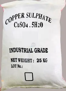 COPPER SULPHATE PACKED IN 25KG/BAG