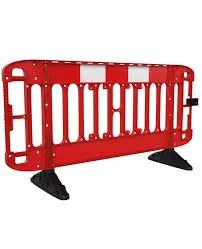 BARRIERE TITAN COULEUR ROUGE EN POLYPROPYLENE L:2m H:1m