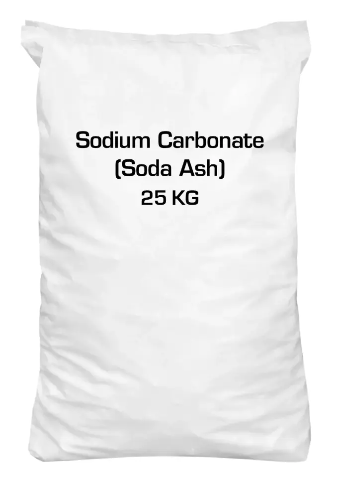 SODA ASH PACKED IN BAG - 25KG/BAG