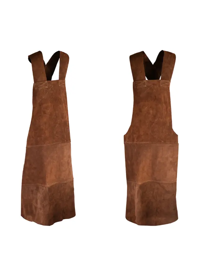 TABLIER DE SOUDURE EN CROUTE DE CUIR 90x60