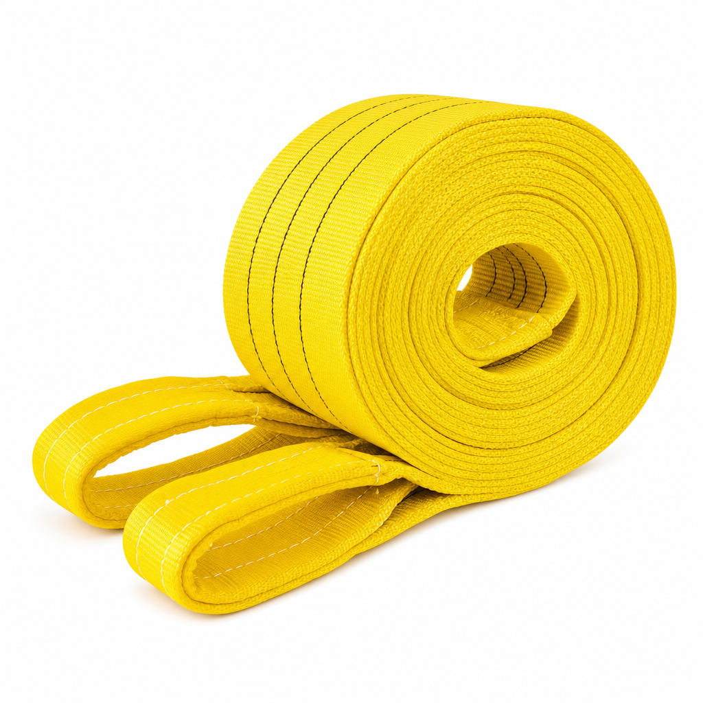[4822C30] [4822C30] Elingue sangle double 90 mm — CMU 3 T — jaune, Lg 3 m