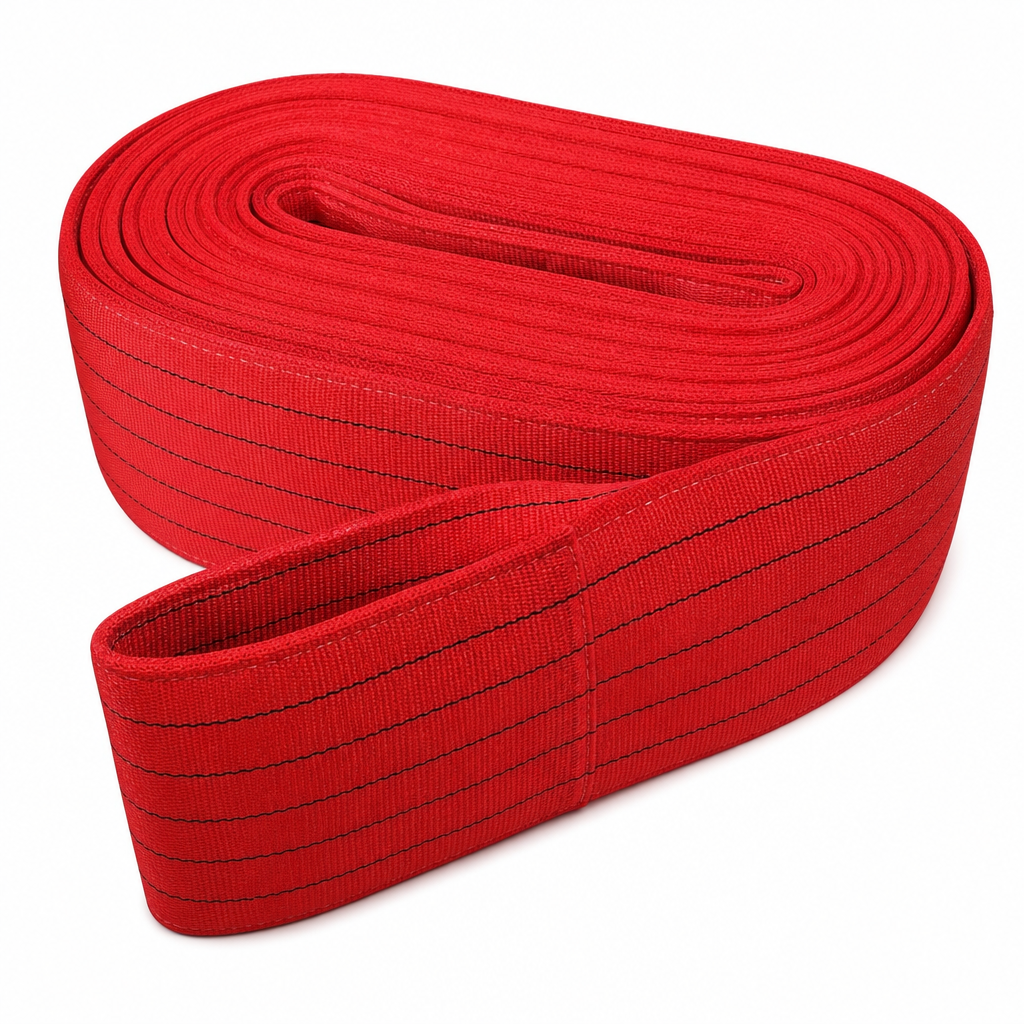 [4822E50-5] [4822E50] Elingue sangle double 150 mm — CMU 5 T — rouge, Lg 5 m (lot 5 pces)