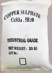 COPPER SULPHATE PACKED IN 25KG/BAG
